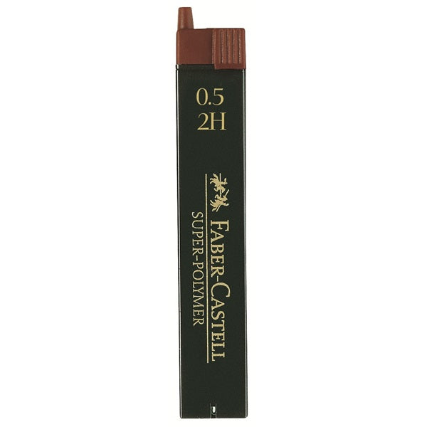 Faber-Castell Bleistiftminen – Graphit, 0,5 mm, 12 Stk.