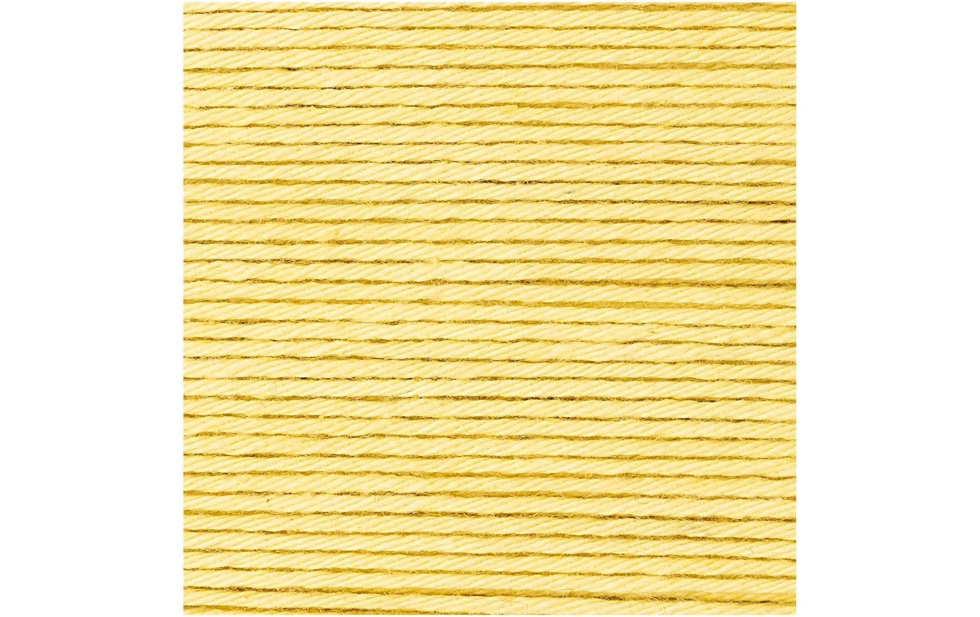 Rico Design Creative Ricorumi DK Wolle Hellgelb – 25 g, 57,5 m, Baumwolle, Nadel 3 mm, 1 Stk.