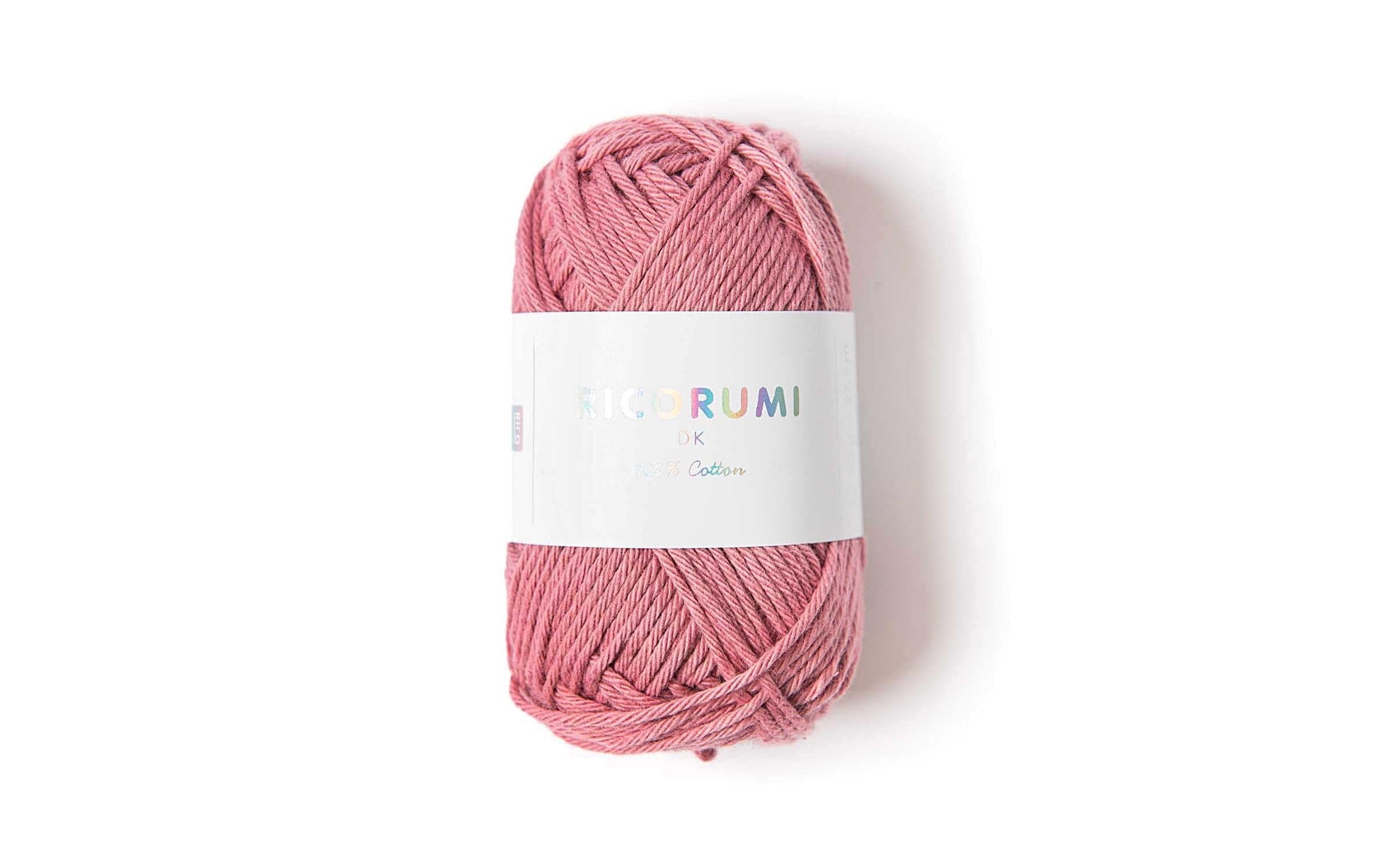 Rico Design Creative Ricorumi DK Wolle Altrosa – 25 g, 57,5 m, Nadel 3 mm, 100% Baumwolle