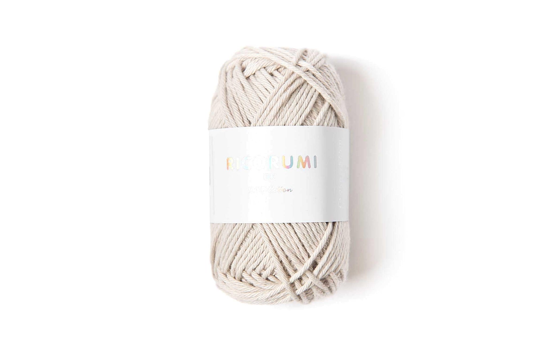 Rico Design Creative Ricorumi DK Wolle Hellgrau – 25 g, 57,5 m, Baumwolle, Nadel 4 mm, 1 Stk.