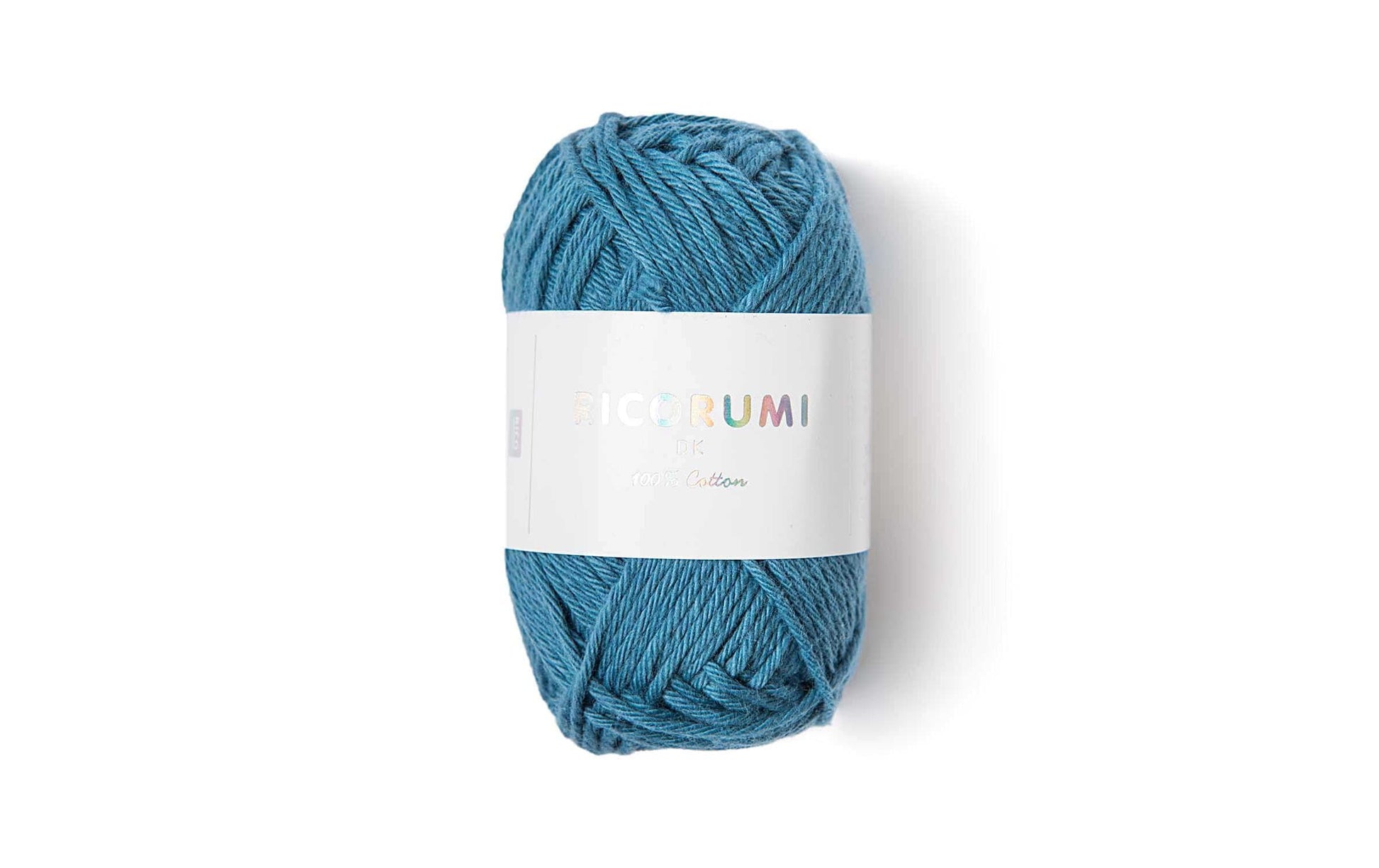 Rico Design Creative Ricorumi DK Garn Jeansblau – 25 g, 57,5 m, Nadel 3 mm, 100% Baumwolle, 1 Stk.