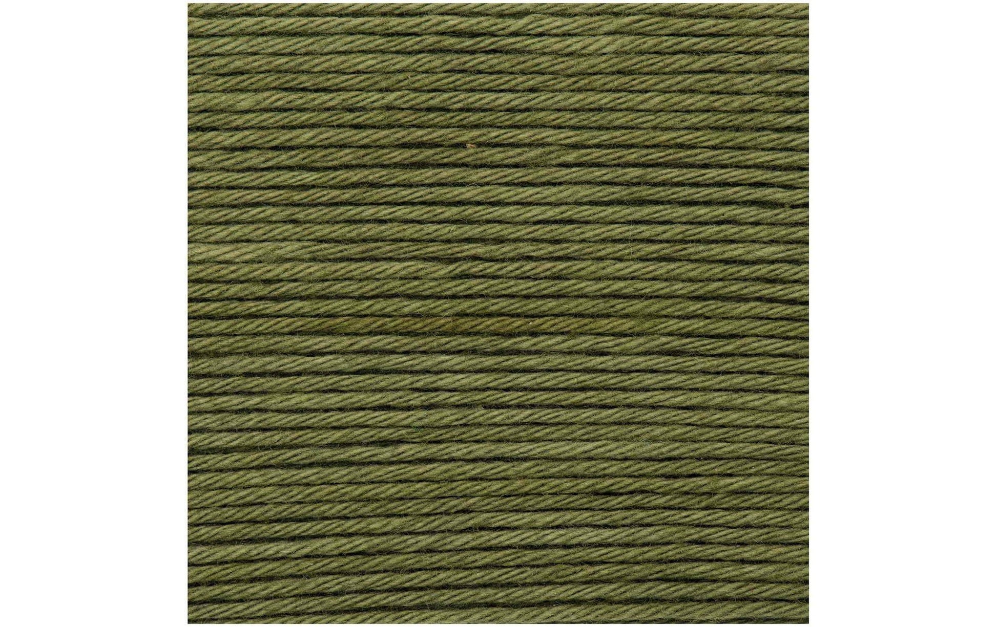 Rico Design Creative Ricorumi DK Garn Olivgrün – 25 g, 57,5 m, 100% Baumwolle, Nadel 3 mm