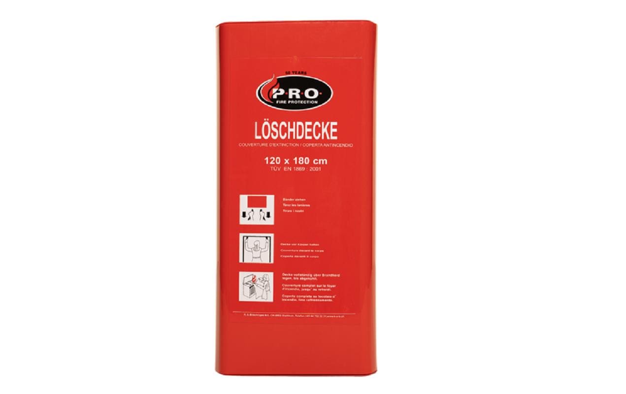 P.r.o. K.A.B PRO Löschdecke – 120 × 180 cm, hitzebeständig bis 1250 °C
