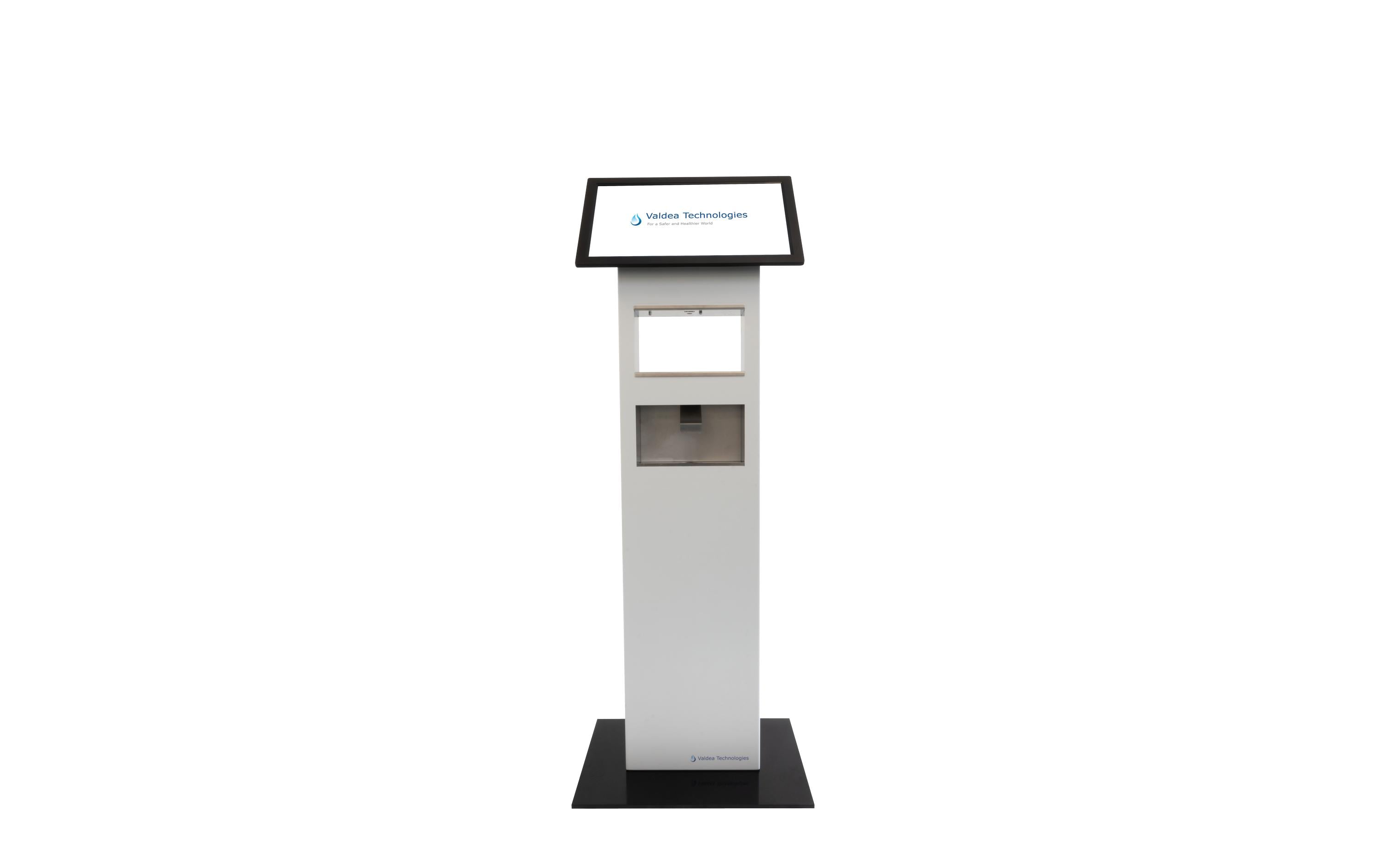 Valdea technologies Valdea SanTecVT-18LW Automatischer Desinfektionsmittelständer – Stand – Grau