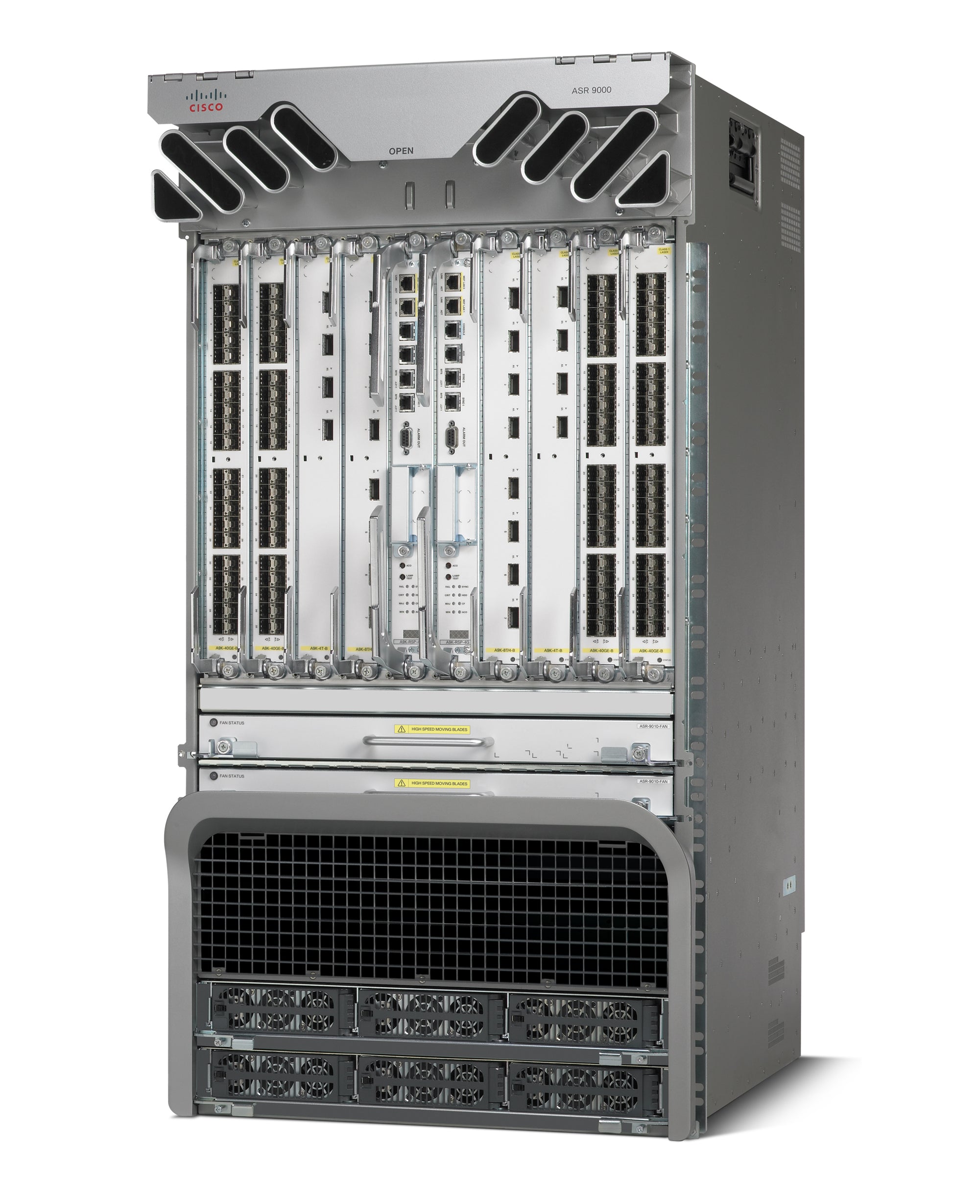 Cisco ASR-9010-AC-V2 – Gehäuse – 6000 W, 2× Netzteile, 19", 21U, 200–240 V, 50–60 Hz
