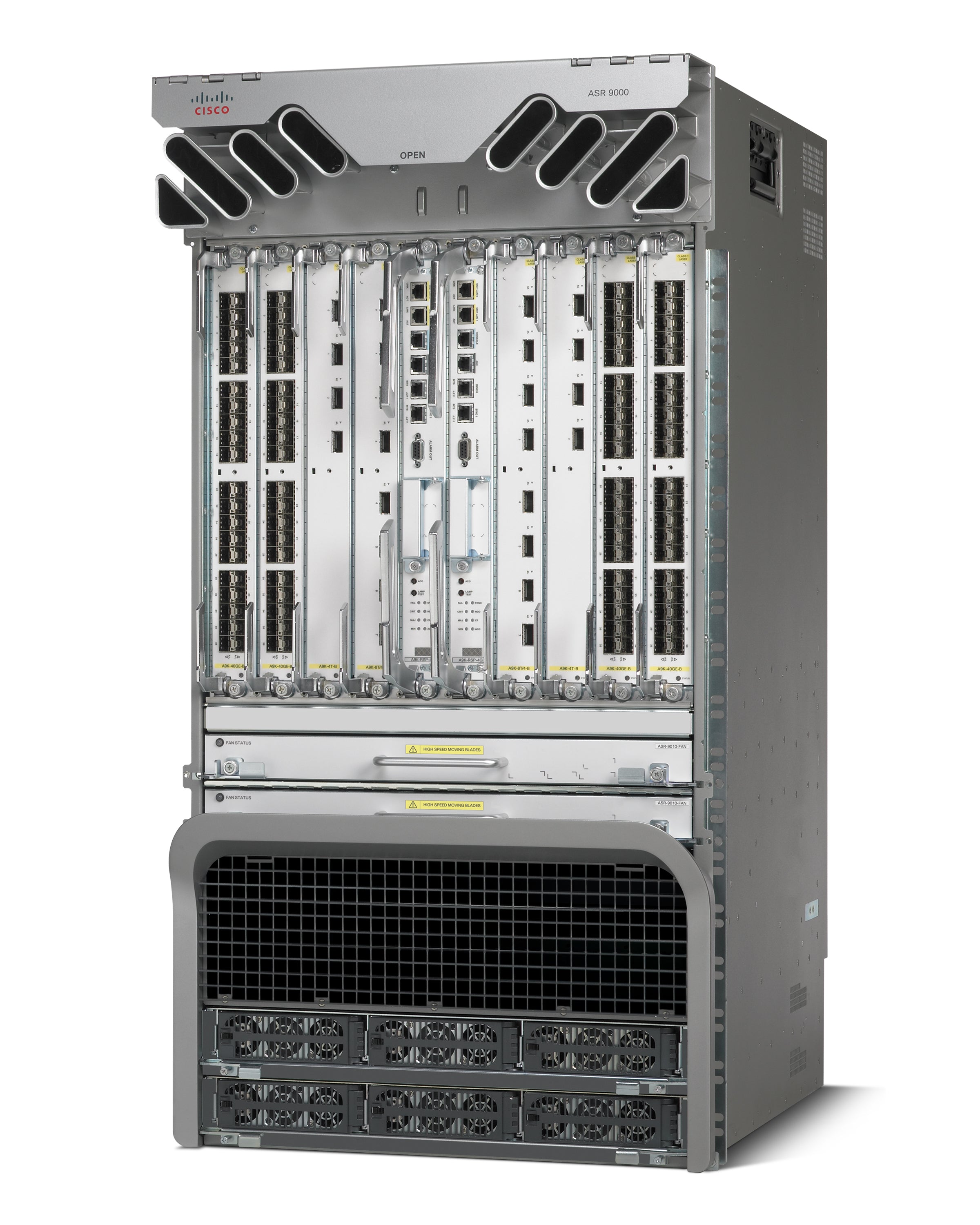 Cisco ASR-9010-AC-V2 – Gehäuse – 6000 W, 2× Netzteile, 19", 21U, 200–240 V, 50–60 Hz