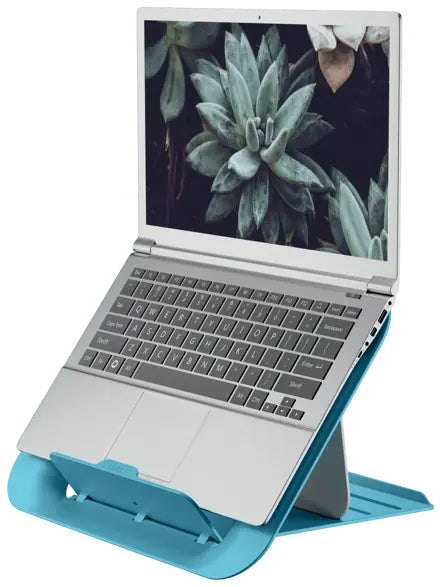 Leitz Ergo Cosy Notebookhalter – für Notebooks 13–17", Kunststoff, sanftes Blau