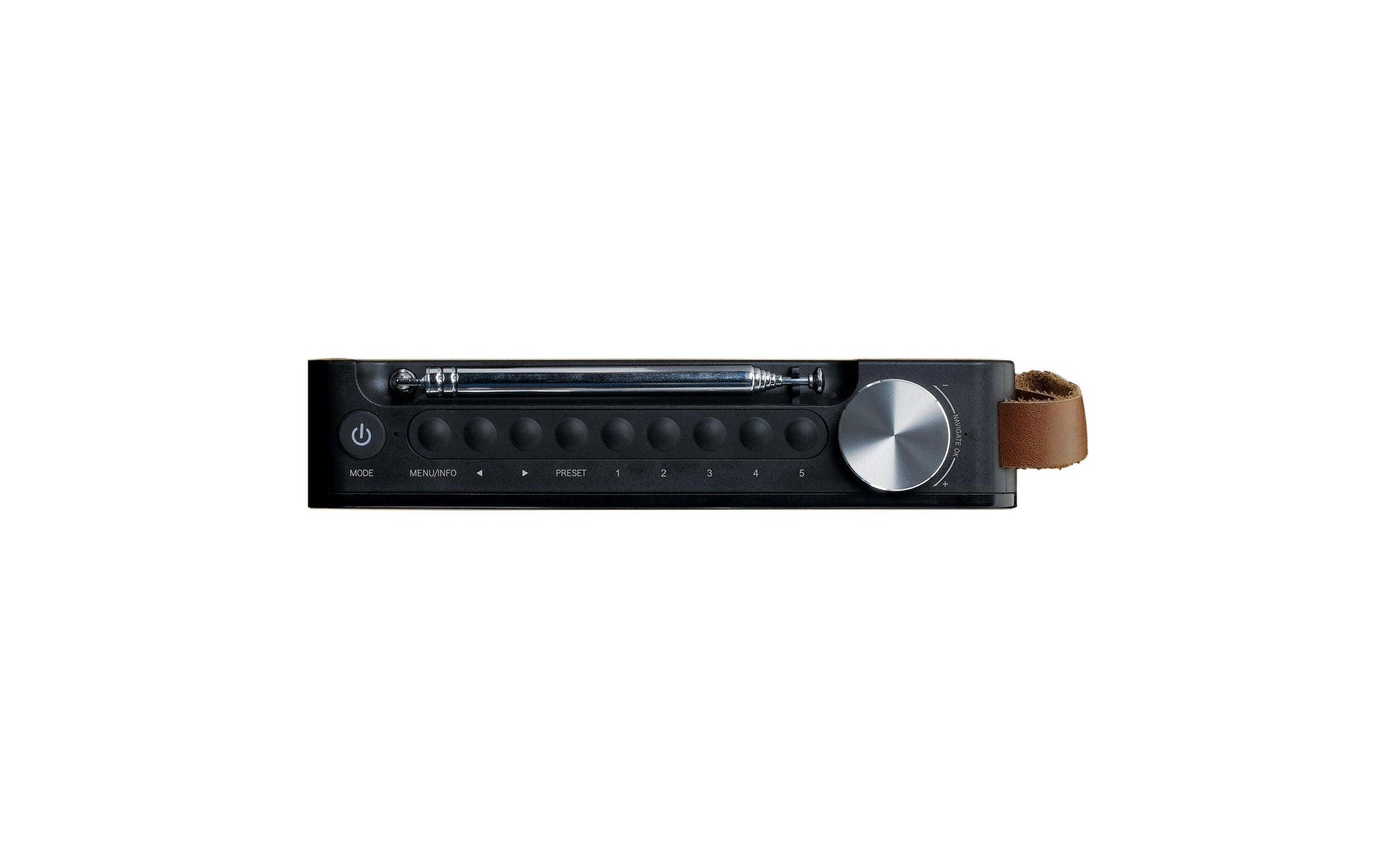 Lenco PDR-040 – DAB-/Internetradio – Portabel – DAB+, UKW, Bluetooth, Akkubetrieb – Schwarz