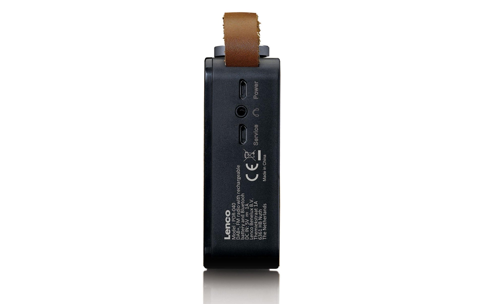 Lenco PDR-040 – DAB-/Internetradio – Portabel – DAB+, UKW, Bluetooth, Akkubetrieb – Schwarz