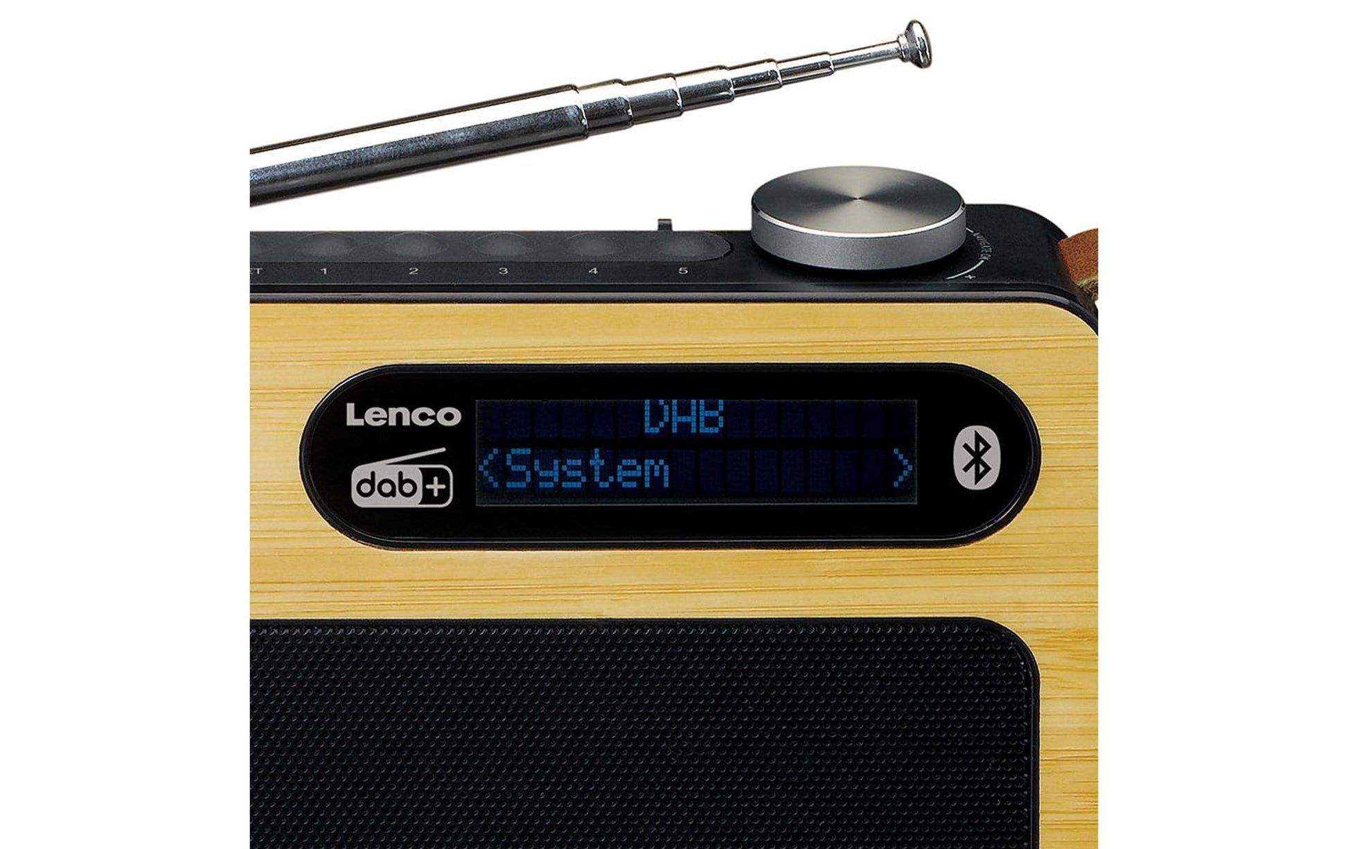 Lenco PDR-040 – DAB-/Internetradio – Portabel – DAB+, UKW, Bluetooth, Akkubetrieb – Schwarz