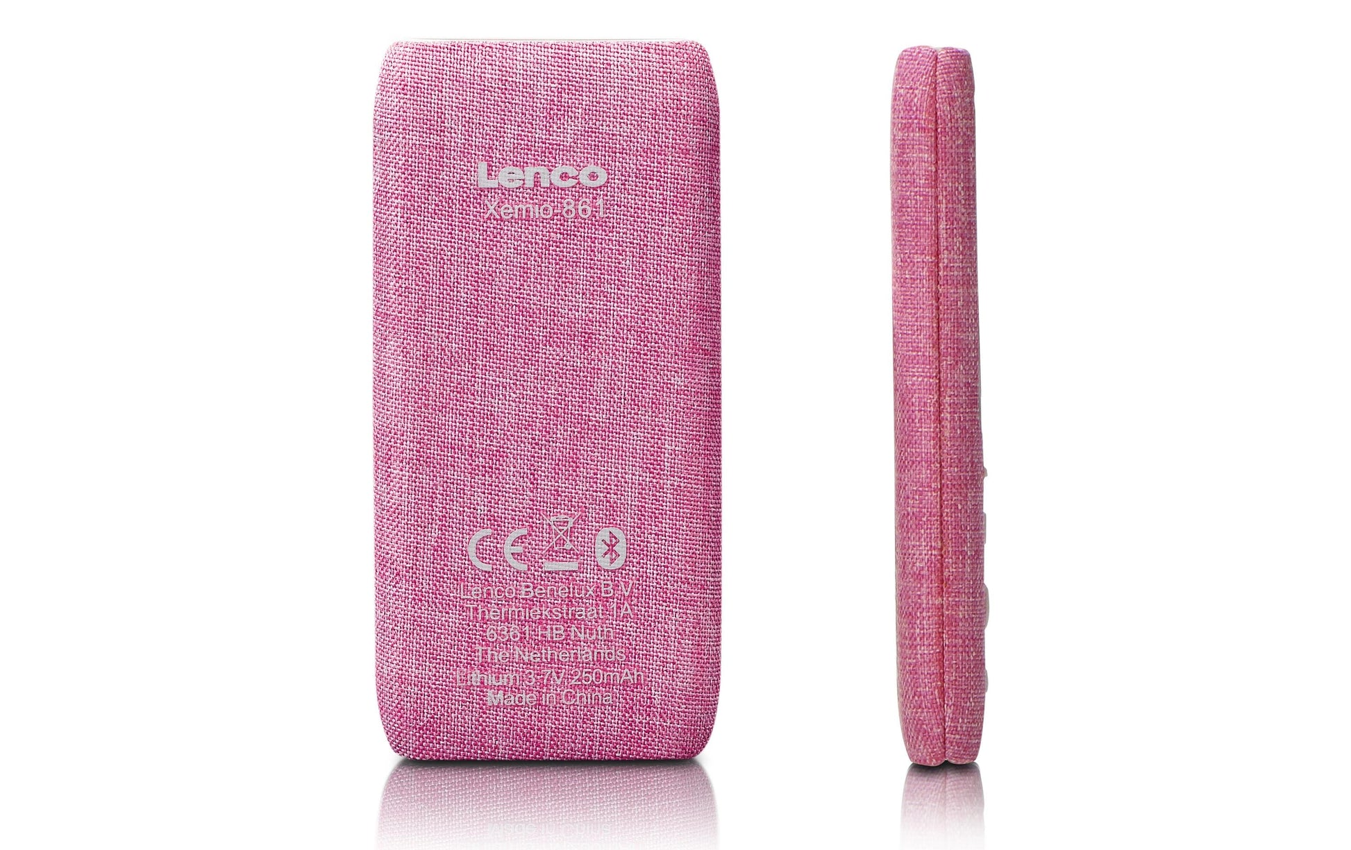Lenco Xemio-861 – Hi-Res-Player, 8 GB, Bluetooth, UKW – Rosa