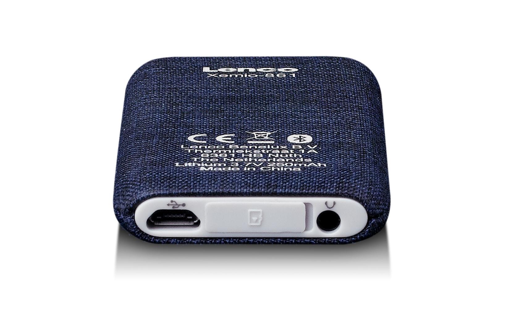 Lenco Xemio-861 – Hi-Res-Player (DAP) – 8 GB, microSD bis 64 GB, Bluetooth, UKW – Blau