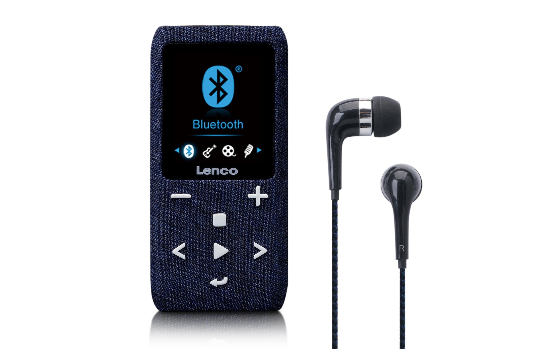 Lenco Xemio-861 – Hi-Res-Player (DAP) – 8 GB, microSD bis 64 GB, Bluetooth, UKW – Blau