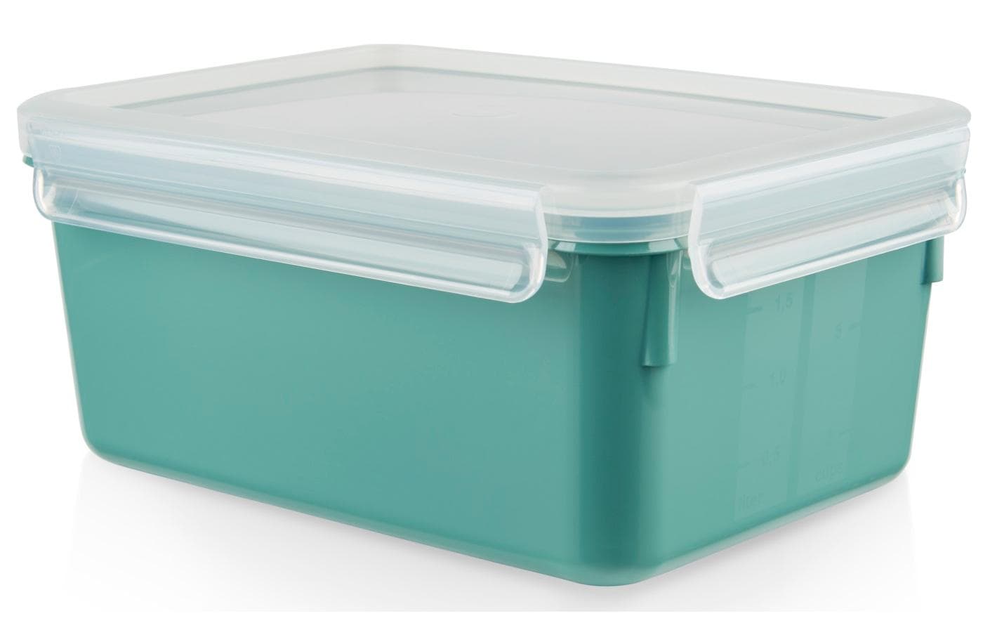 EMSA Vorratsdose 2,2 l, 22,5 × 16,3 × 9,9 cm, Polypropylen (PP)/TPE, Grün, leckdicht