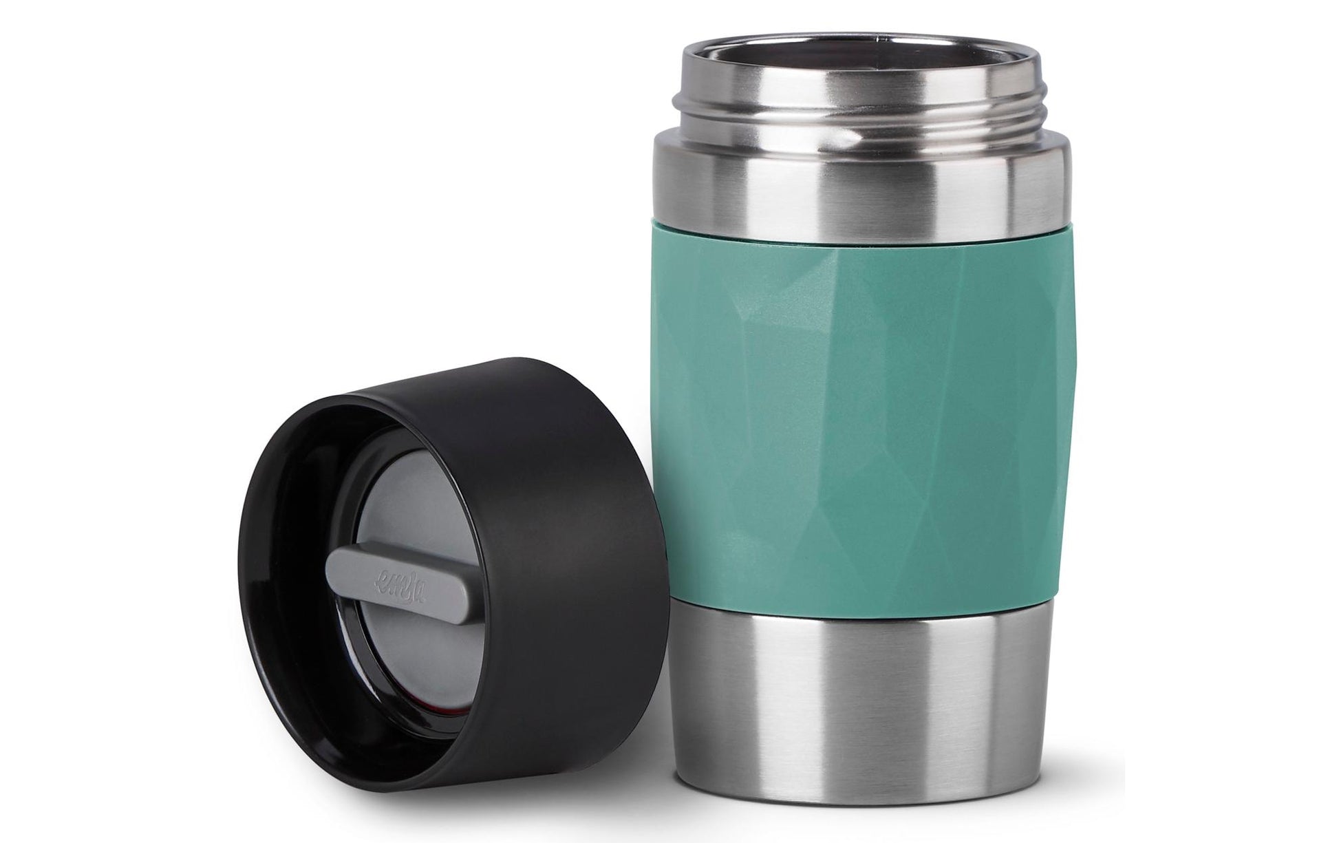 EMSA Travel Mug Compact Thermobecher 300 ml – doppelwandig, Edelstahl, grün