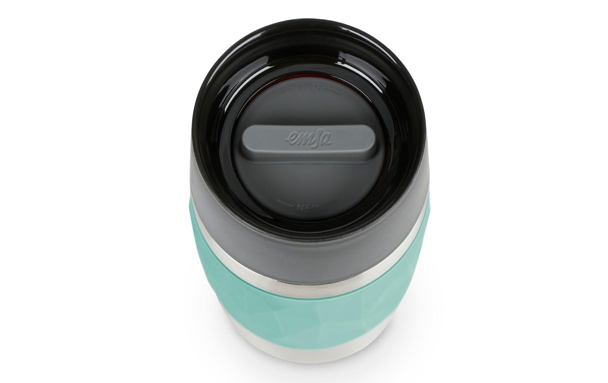 EMSA Travel Mug Compact Thermobecher 300 ml – doppelwandig, Edelstahl, grün