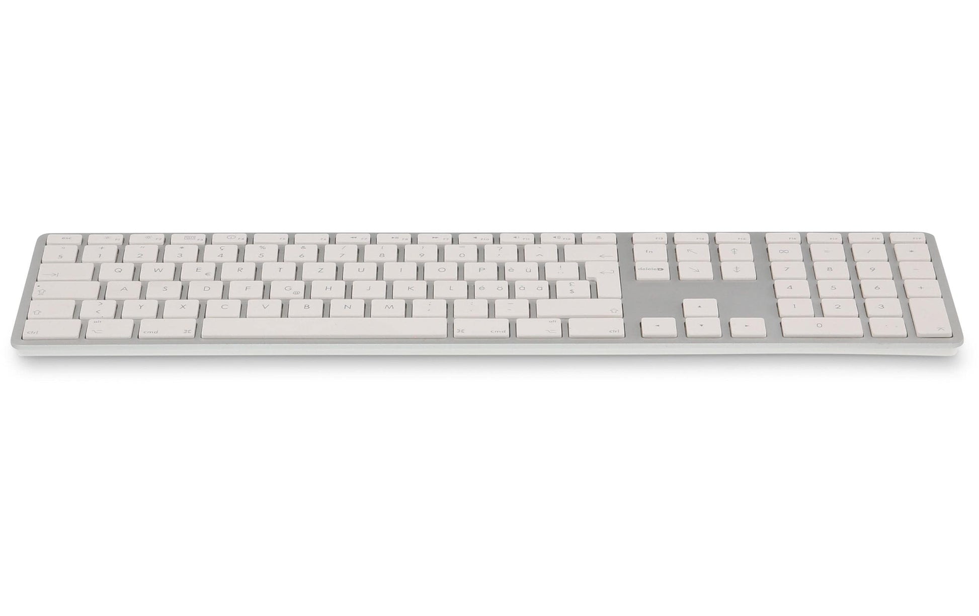 LMP WKB-1243 – Tastatur, kabellos (Bluetooth), CH-Layout (DE-CH), Fullsize (mit Ziffernblock), Scissor