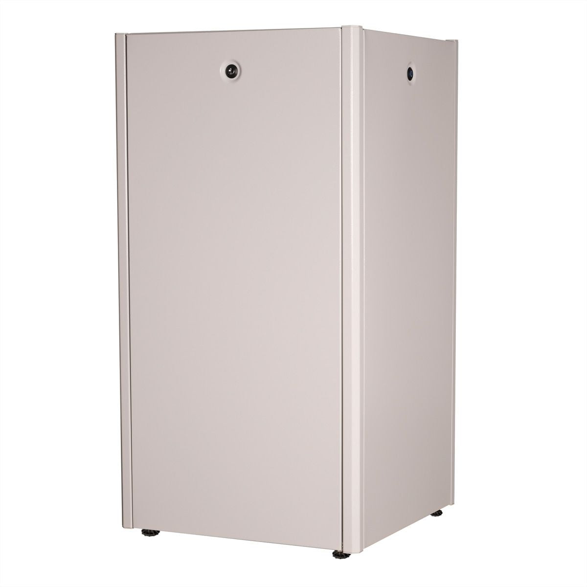 ROLINE Basic – 19" Netzwerkschrank 22U, IP20, abschliessbar, 600 × 600 × 1125 mm, lichtgrau, Stahl