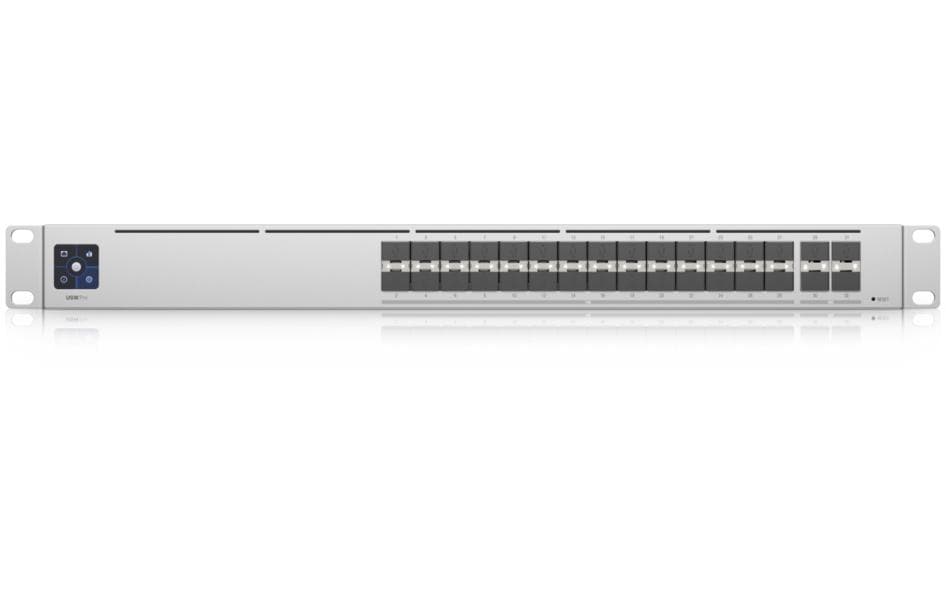 Ubiquiti UniFi Switch Pro Aggregation – Managed L3 Switch – 28× SFP+, 4× SFP28, 19", 1U