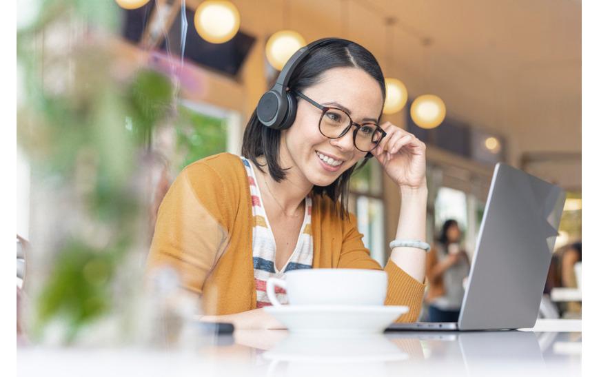 Cisco 730 – Duo On-Ear Headset – USB-A, Kabellos – Carbon-Schwarz