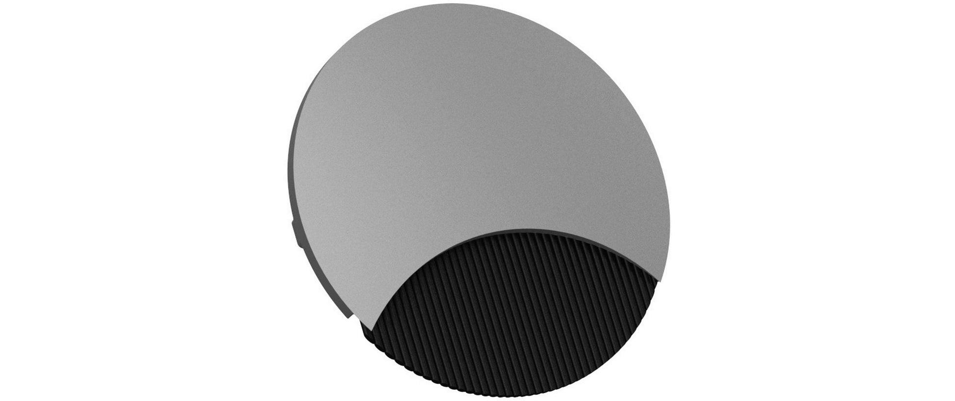 Bachmann Aufputz-Box Ø 88 mm × 21 mm, Kunststoff – grau