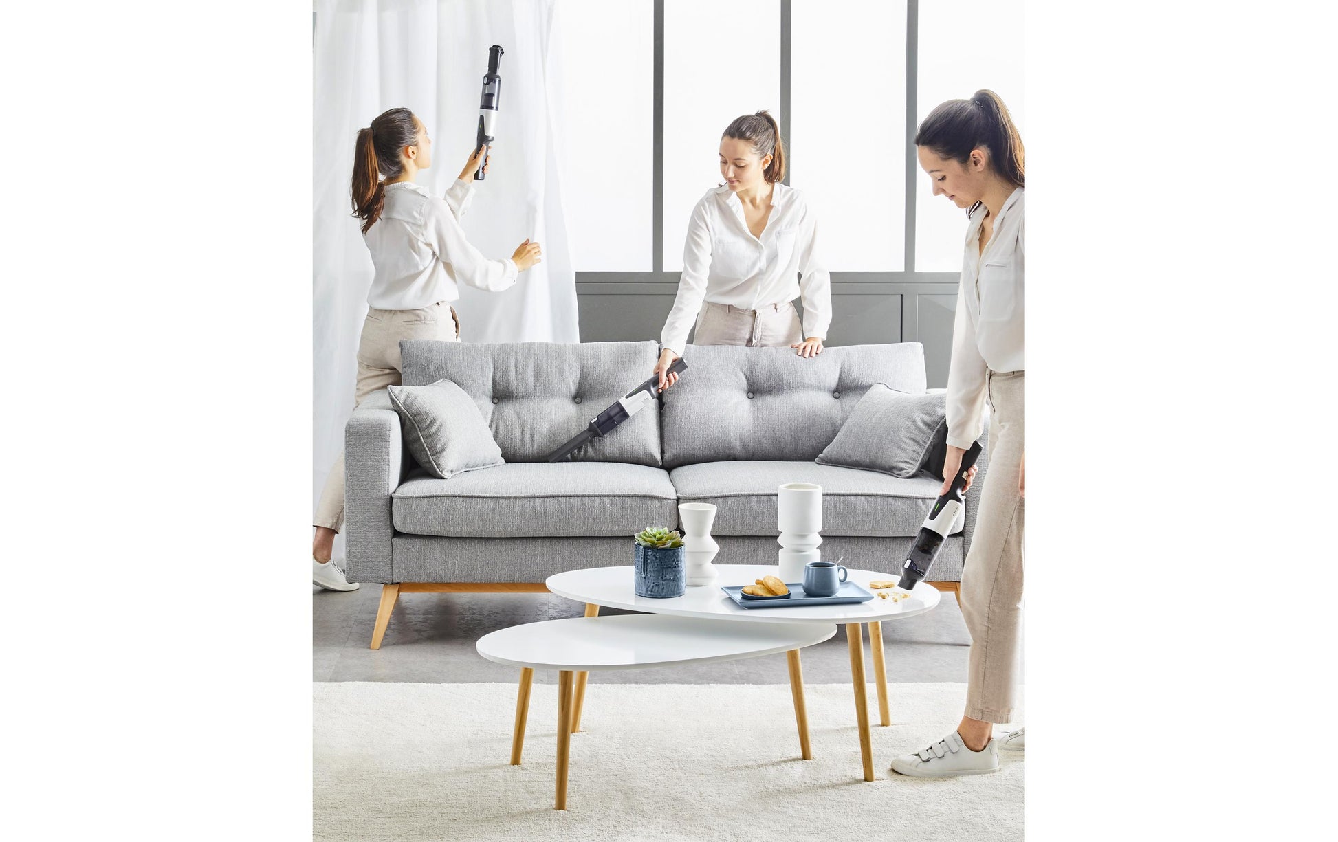 Rowenta Handstaubsauger X-Touch AC9736 – 585 W, 0,2 l, Akkubetrieb, 2 Aufsätze