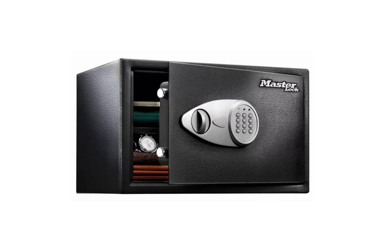 Masterlock Tresor – mit Zahlenschloss, schwarz, 430 × 370 × 270 mm