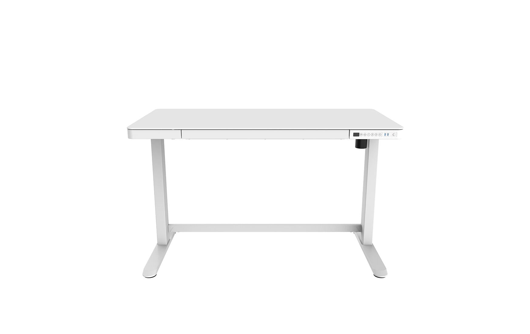 Contini Stehtisch – 120 × 60 × 121 cm – weiss – höhenverstellbar