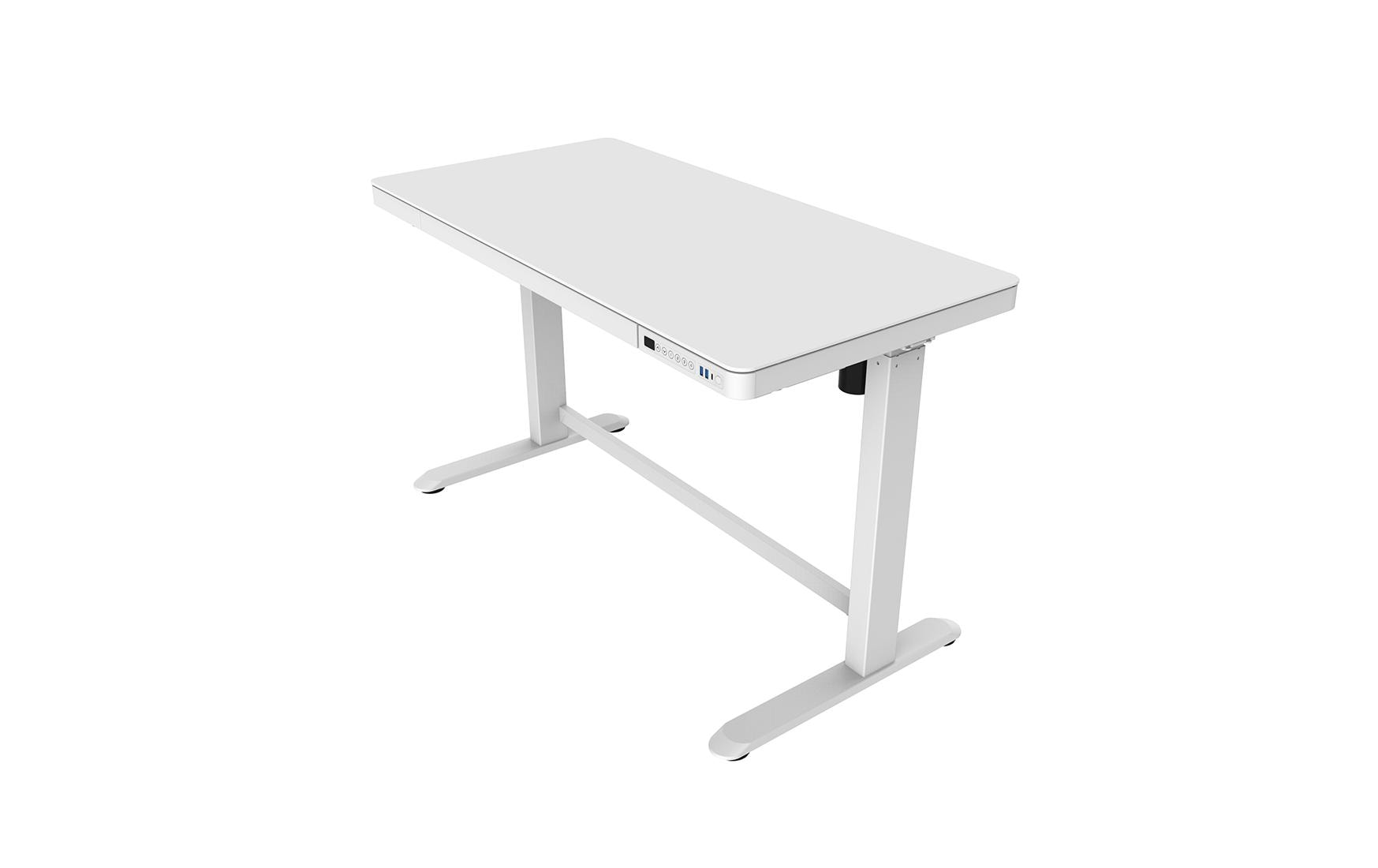 Contini Stehtisch – 120 × 60 × 121 cm – weiss – höhenverstellbar