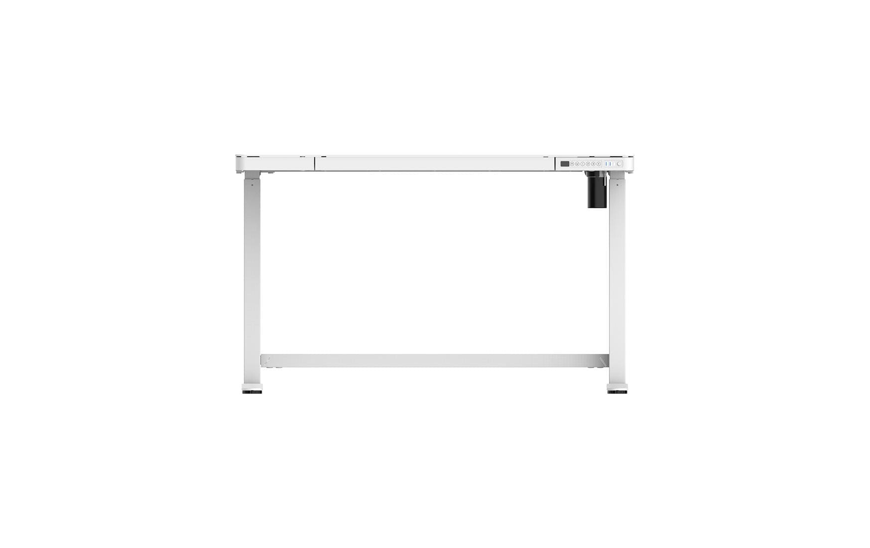 Contini Stehtisch – 120 × 60 × 121 cm – weiss – höhenverstellbar