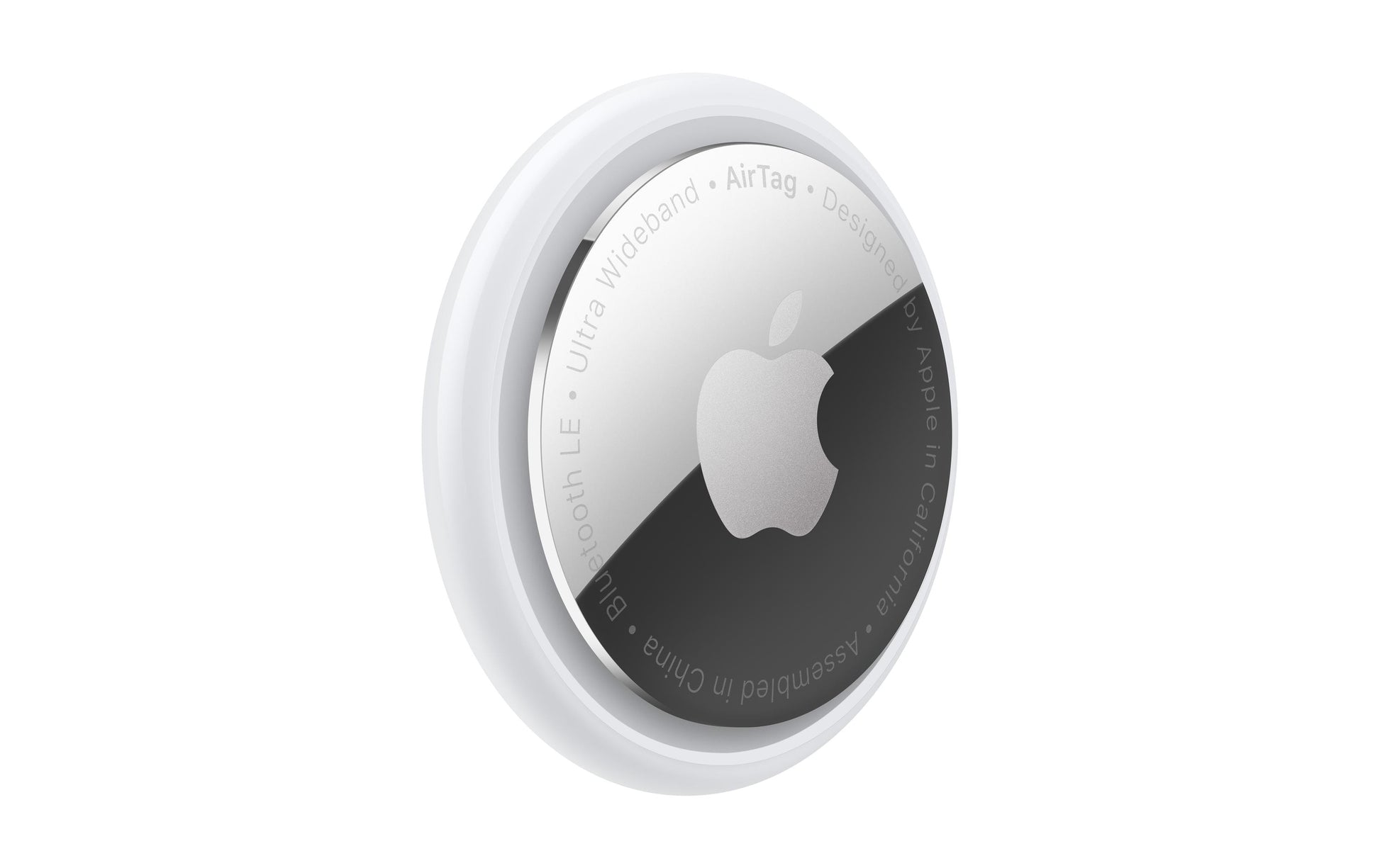 Apple Ortungsgerät AirTag – für Apple Find My-App, 31,9 × 31,9 × 8 mm, Weiss, 11 g