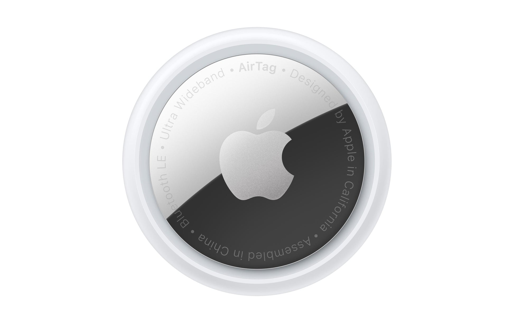 Apple Bluetooth-Tracker AirTag – für Apple Find My-App, 31,9 × 31,9 × 8 mm, Weiss, 11 g