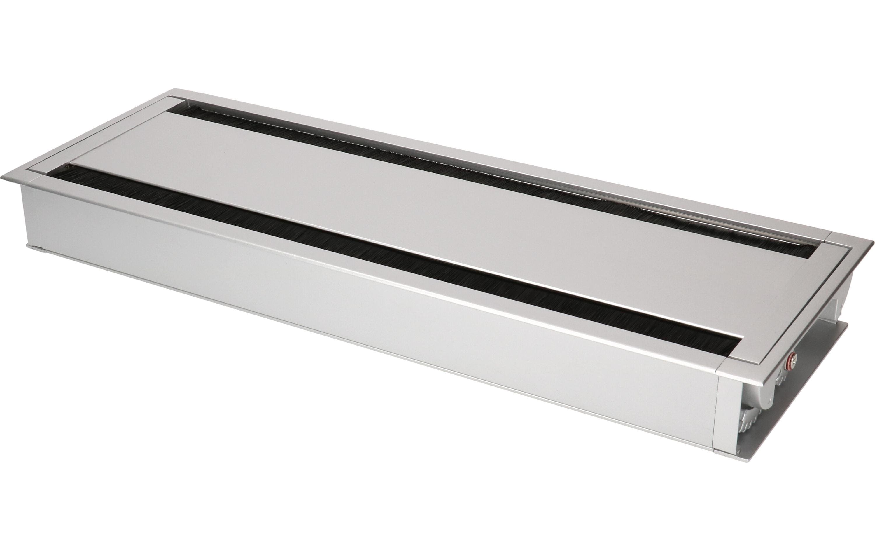 Bachmann TWOFOLD COVER Einbaurahmen, 420×150 mm, Aluminium – Silber