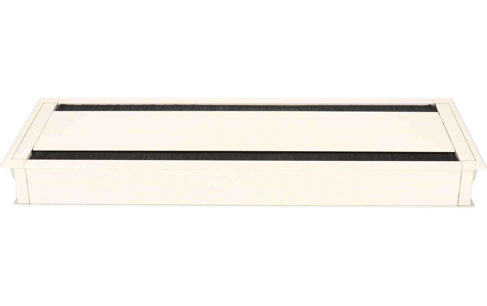 Bachmann Einbaurahmen für Steckerleisten, weiss, Aluminium, 420 mm × 150 mm