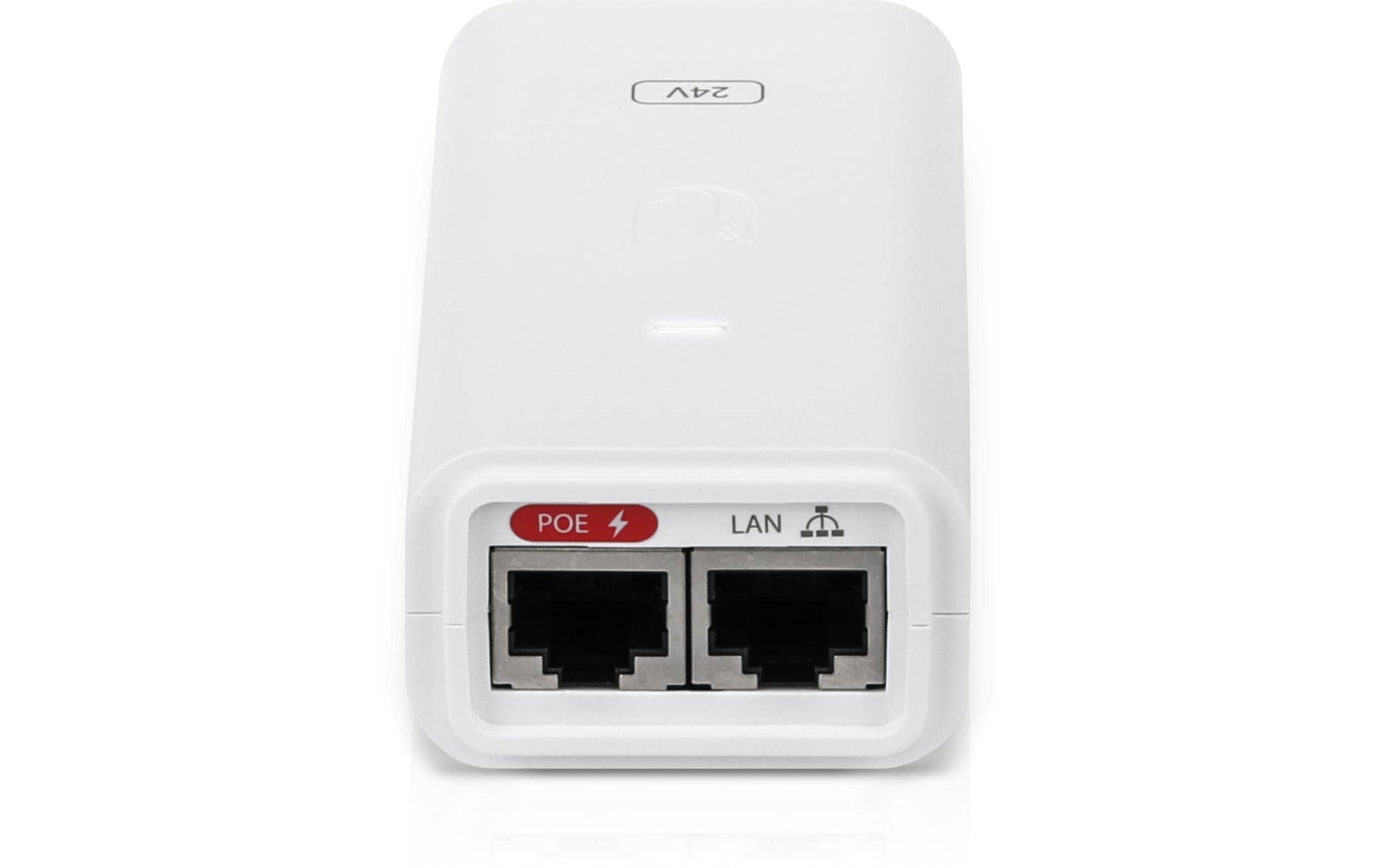 Ubiquiti POE-24-24W-G-WH PoE-Injektor 24 W – Gigabit Ethernet, RJ-45×2, 24 V – weiss