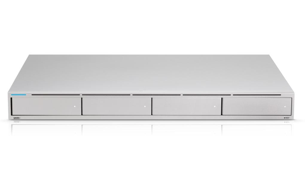 Ubiquiti UNVR NVR – 4 Einschübe für 2,5"/3,5" HDD, für bis zu 15 4K-Kameras oder 50 1080p-Kameras