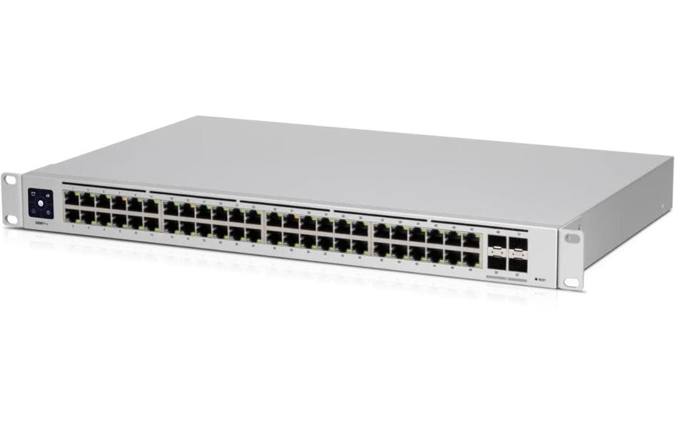 Ubiquiti UniFi USW-PRO-48 – Managed L2/L3 Switch – 48× 1G, 4× SFP+, 19", 1U