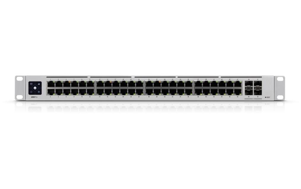 Ubiquiti UniFi USW-PRO-48 – Managed L2/L3 Switch – 48× 1G, 4× SFP+, 19", 1U