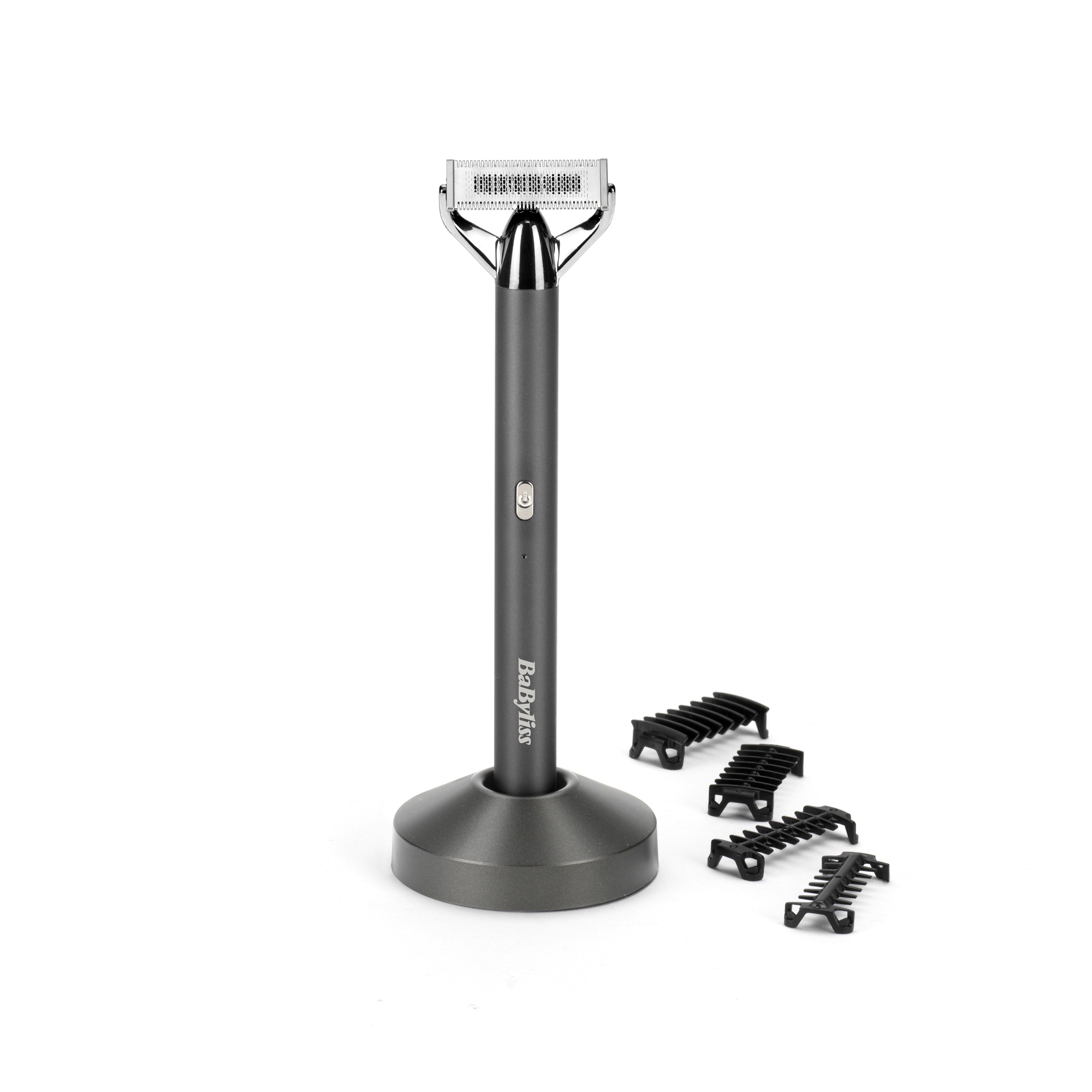 BaByliss Bartschneider OT996E – Nass & Trocken, Schnitt 0,2–5 mm, 3,9 cm Schnittbreite – Silber, Edelstahl