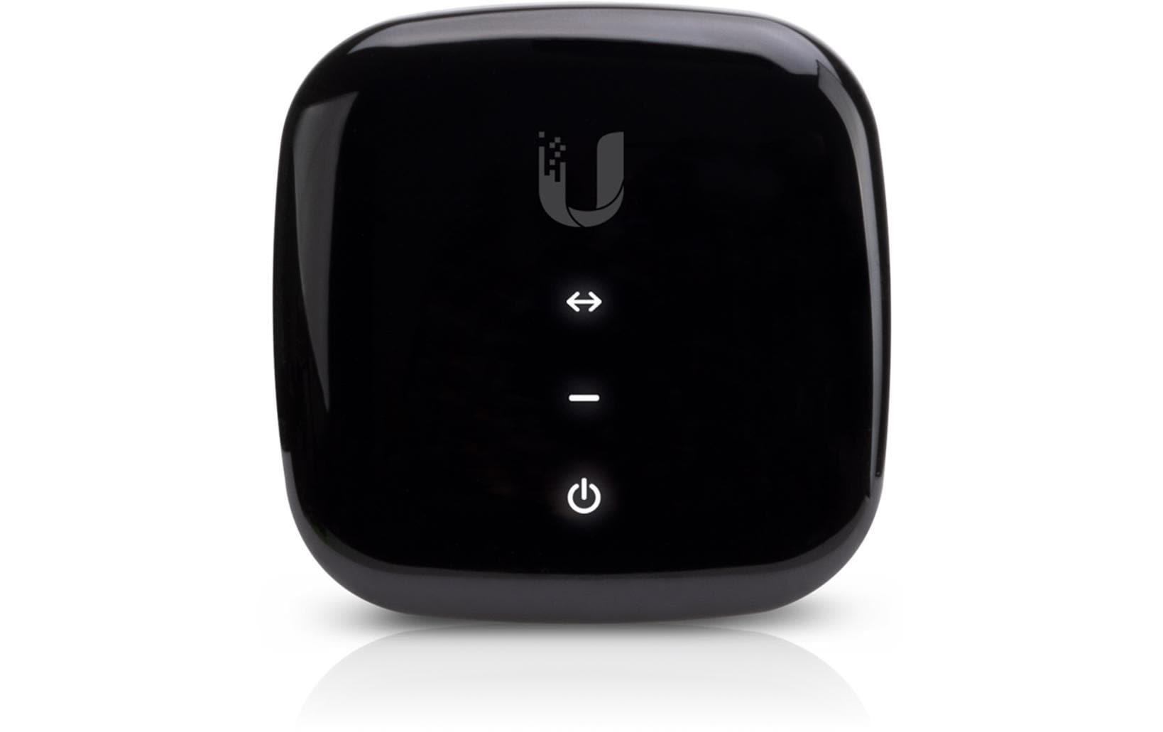 Ubiquiti UF-AE Medienkonverter SFP zu RJ-45 – 1 Gbit/s, SFP/SFP+, 24V Passive PoE – Schwarz