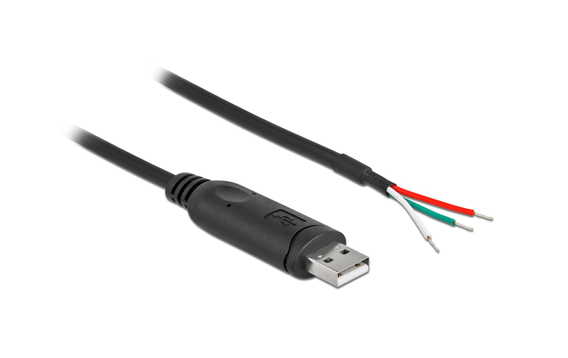 DeLOCK Adapterkabel USB-A zu RS-232 – USB 2.0 (480 Mbit/s), 1 m – Schwarz