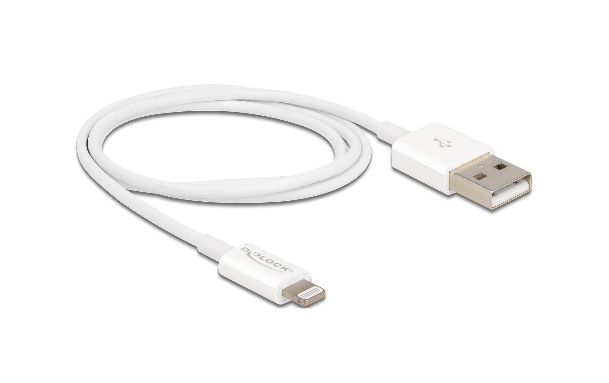 DeLOCK Daten- & Ladekabel – USB‑A auf Lightning 1 m, MFi zertifiziert – für iPhone/iPad