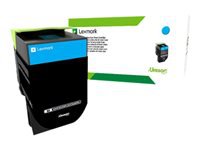 Lexmark Toner – cyan, 4000 Seiten