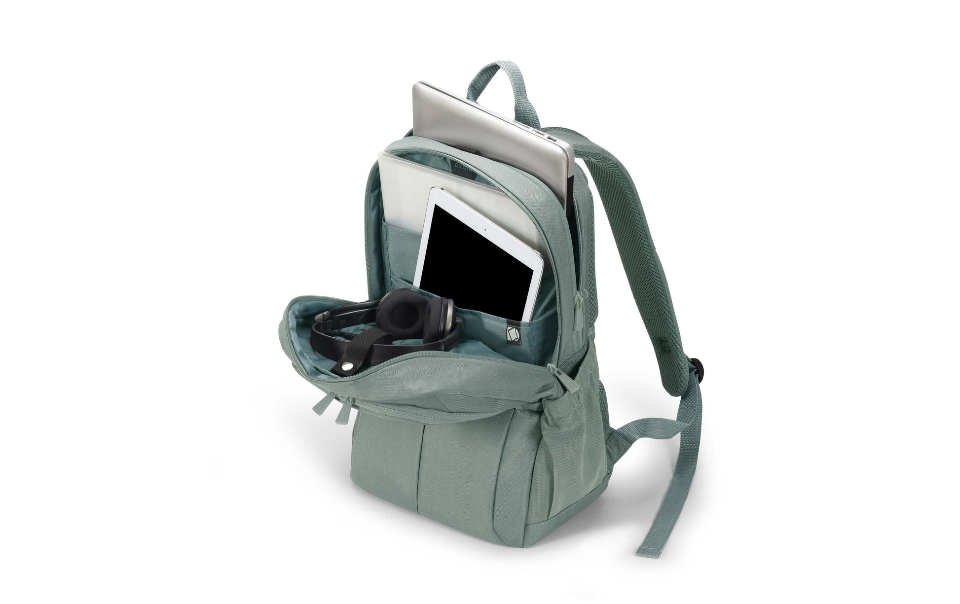 DICOTA Eco SCALE – Notebook-Rucksack – für 15,6" Notebook, 19,5 l, rPET, grau