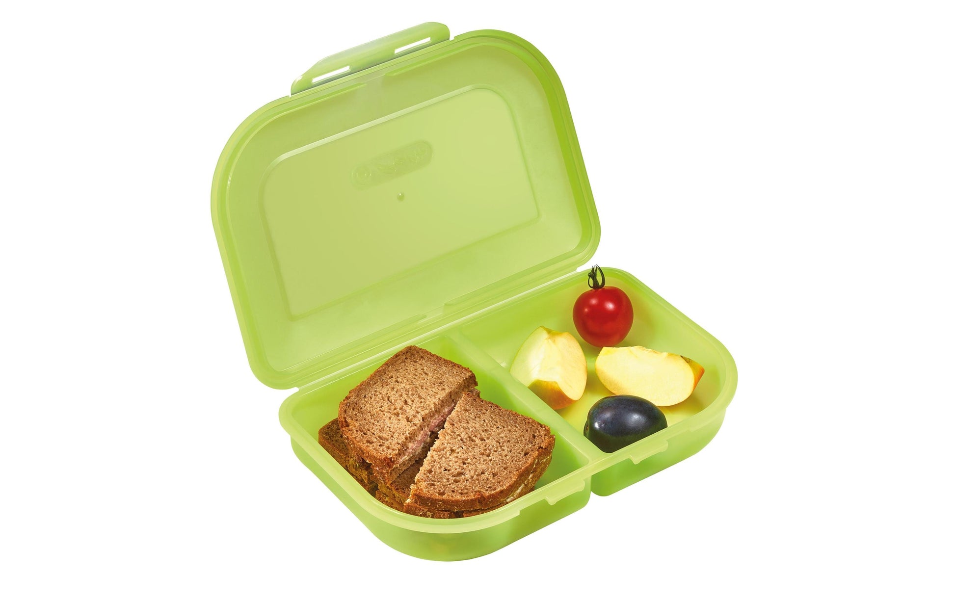 Herlitz Lunchbox, 23 × 15,5 × 4 cm, Kunststoff, Grün