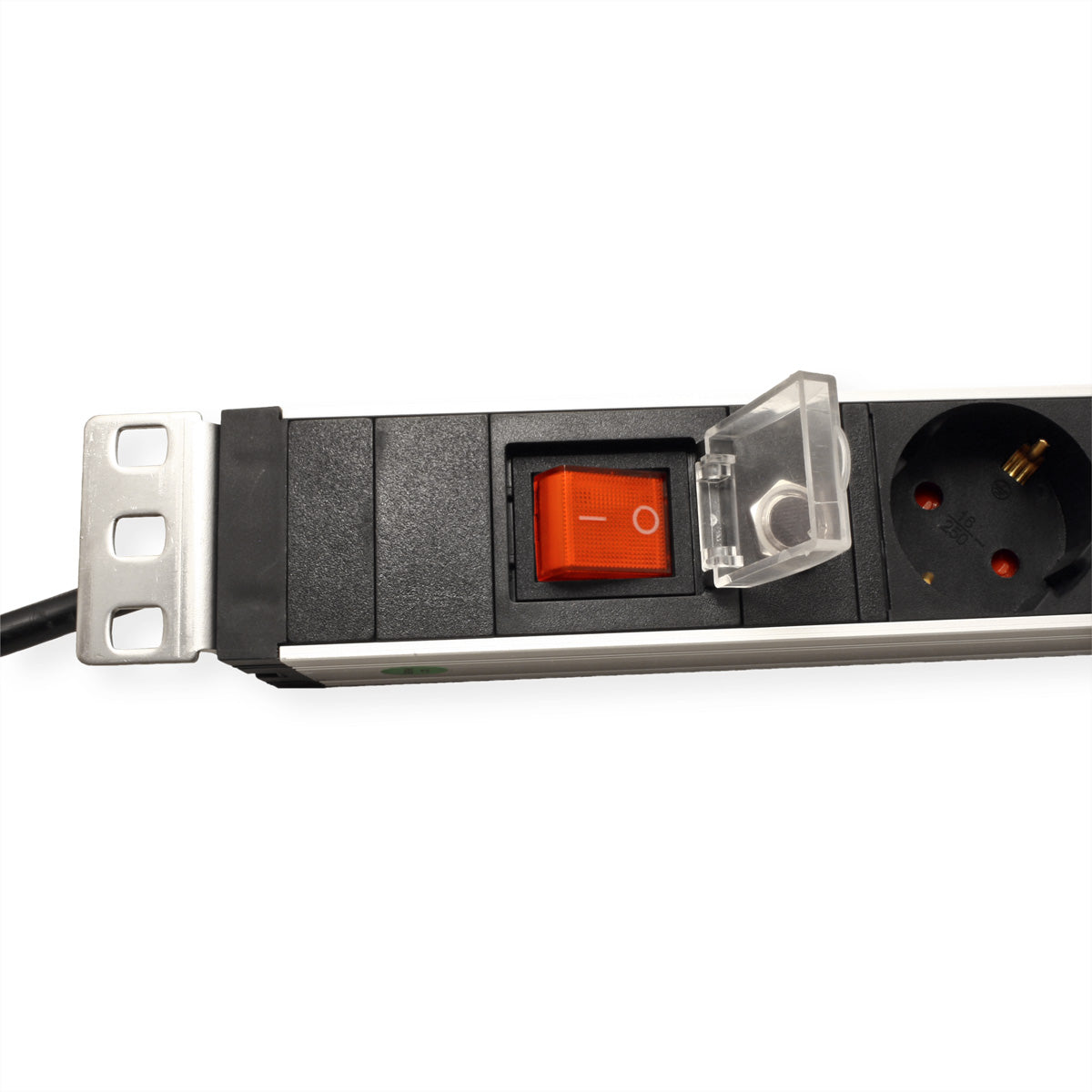VALUE Steckdosenleiste – 7×T13, 1.8 m, Schalter