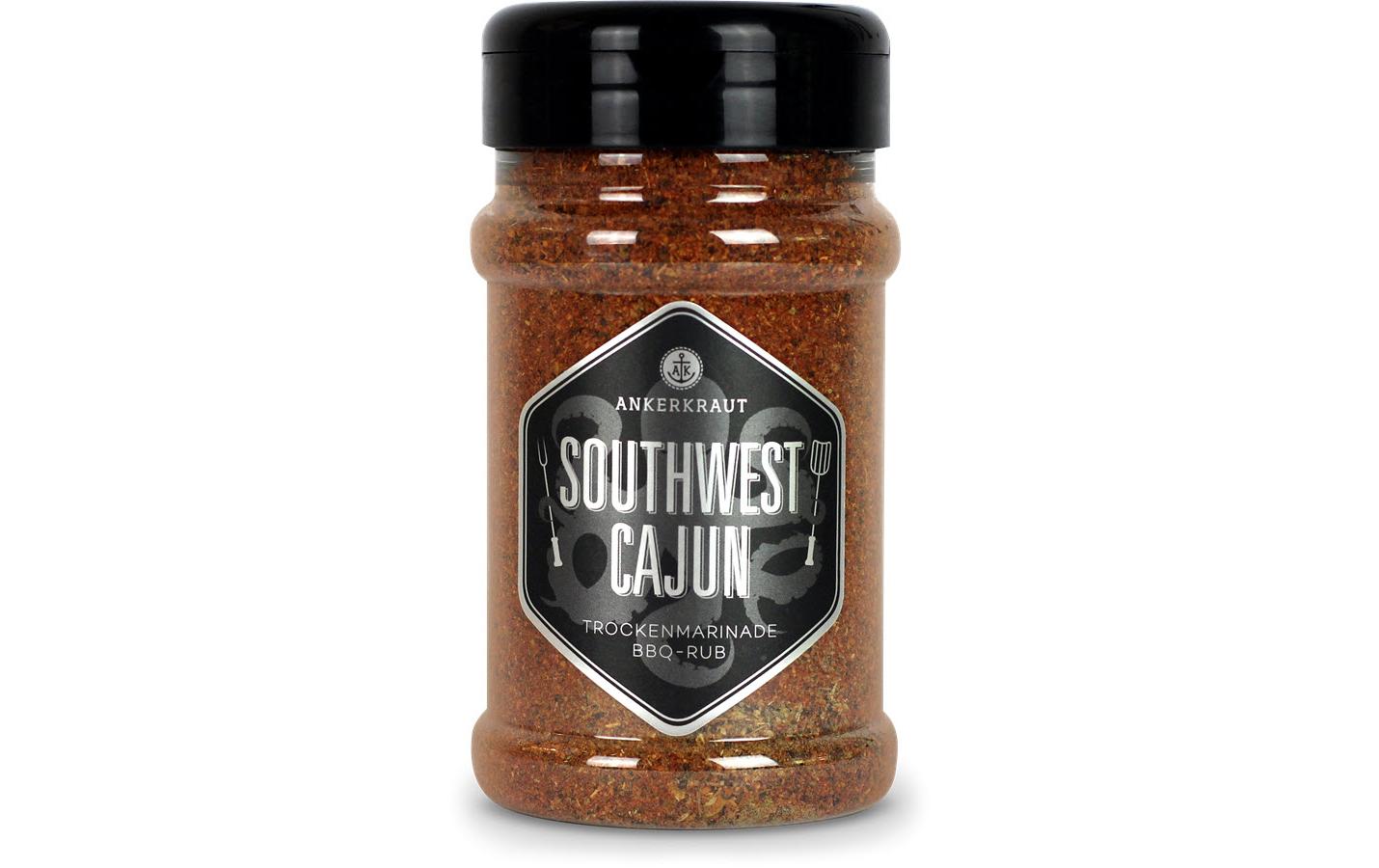 Ankerkraut Gewürzmischung Southwest Cajun, vegetarisch – 170 g