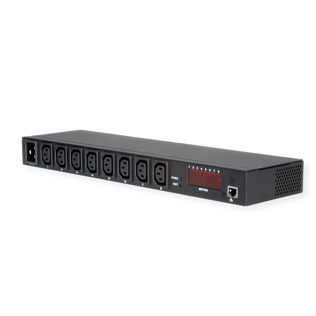 VALUE Rack-PDU – Überwacht, Geschaltet, Rack 1U, 16 A 230 V, 8×C13, C20, 1,8 m