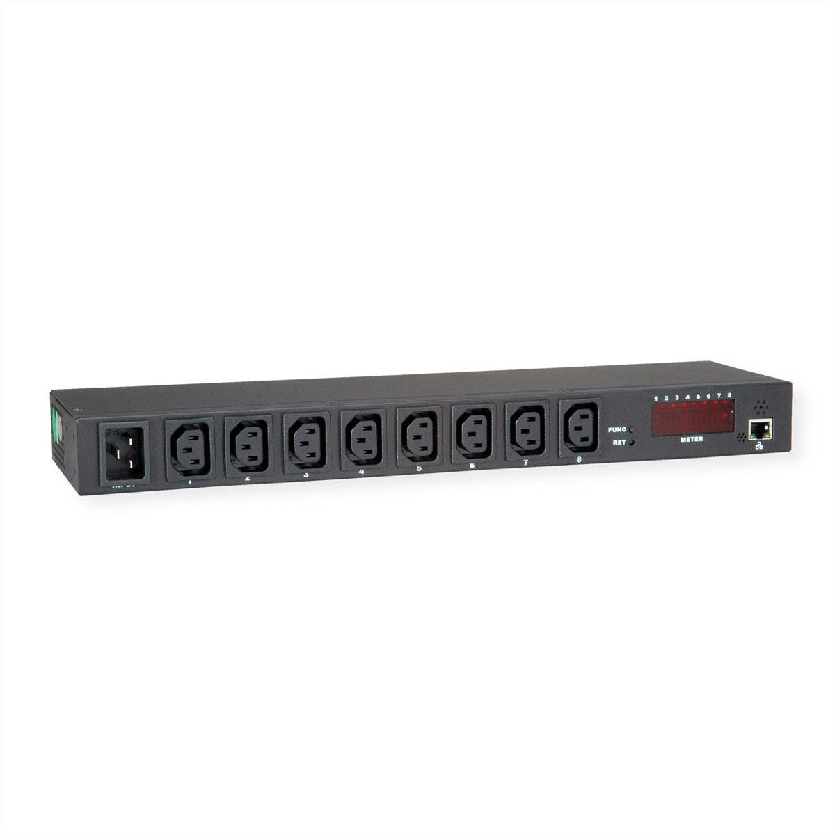 VALUE Rack-PDU – Überwacht, Geschaltet, Rack 1U, 16 A 230 V, 8×C13, C20, 1,8 m