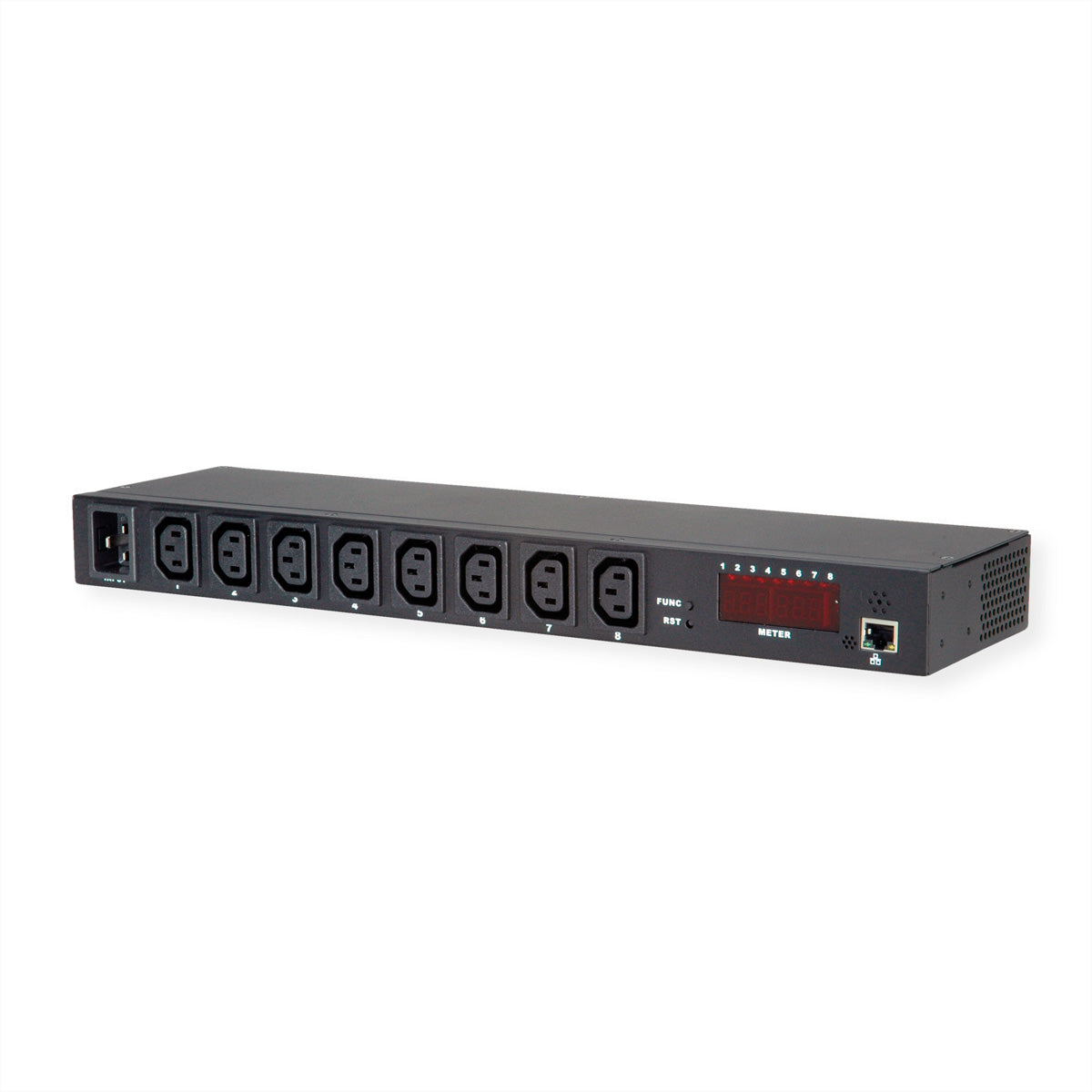 VALUE Rack-PDU – Überwacht, Geschaltet, Rack 1U, 16 A 230 V, 8×C13, C20, 1,8 m